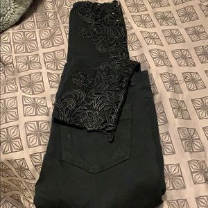 Express black jeans